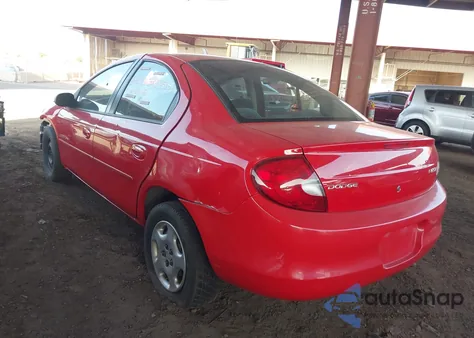 2000 Dodge Neon Highline z USA, uszkodzony, nr VIN 1B3ES46C5YD745857